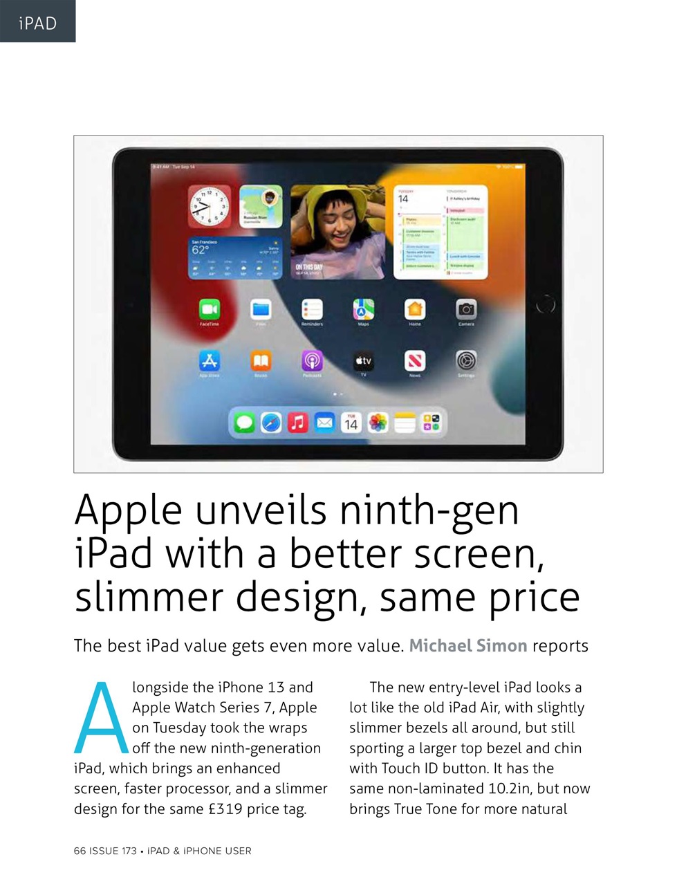 iPad and iPhone User Preview Pages