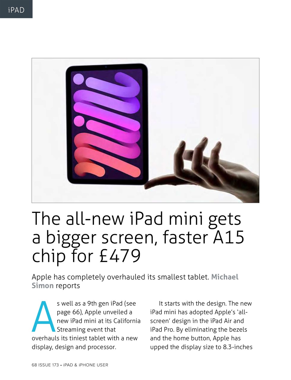 iPad and iPhone User Preview Pages