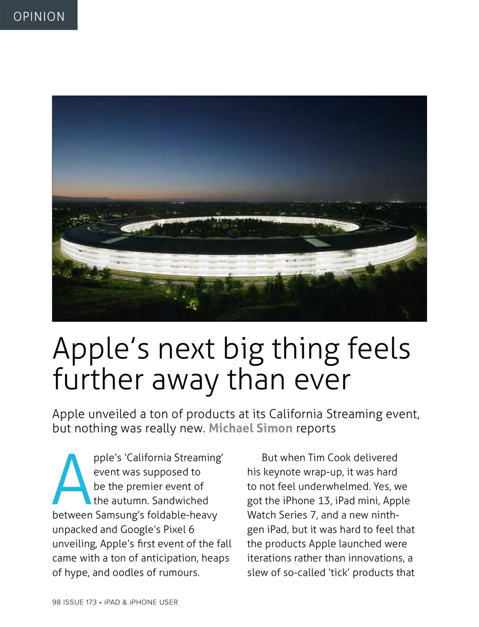 iPad and iPhone User Preview Pages