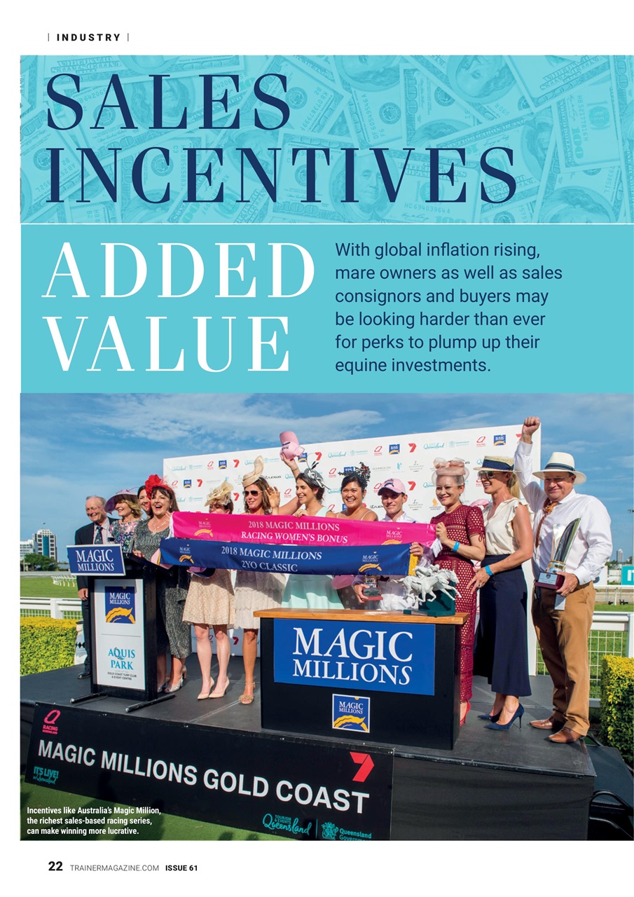 North American Trainer Magazine - horse racing Preview Pages