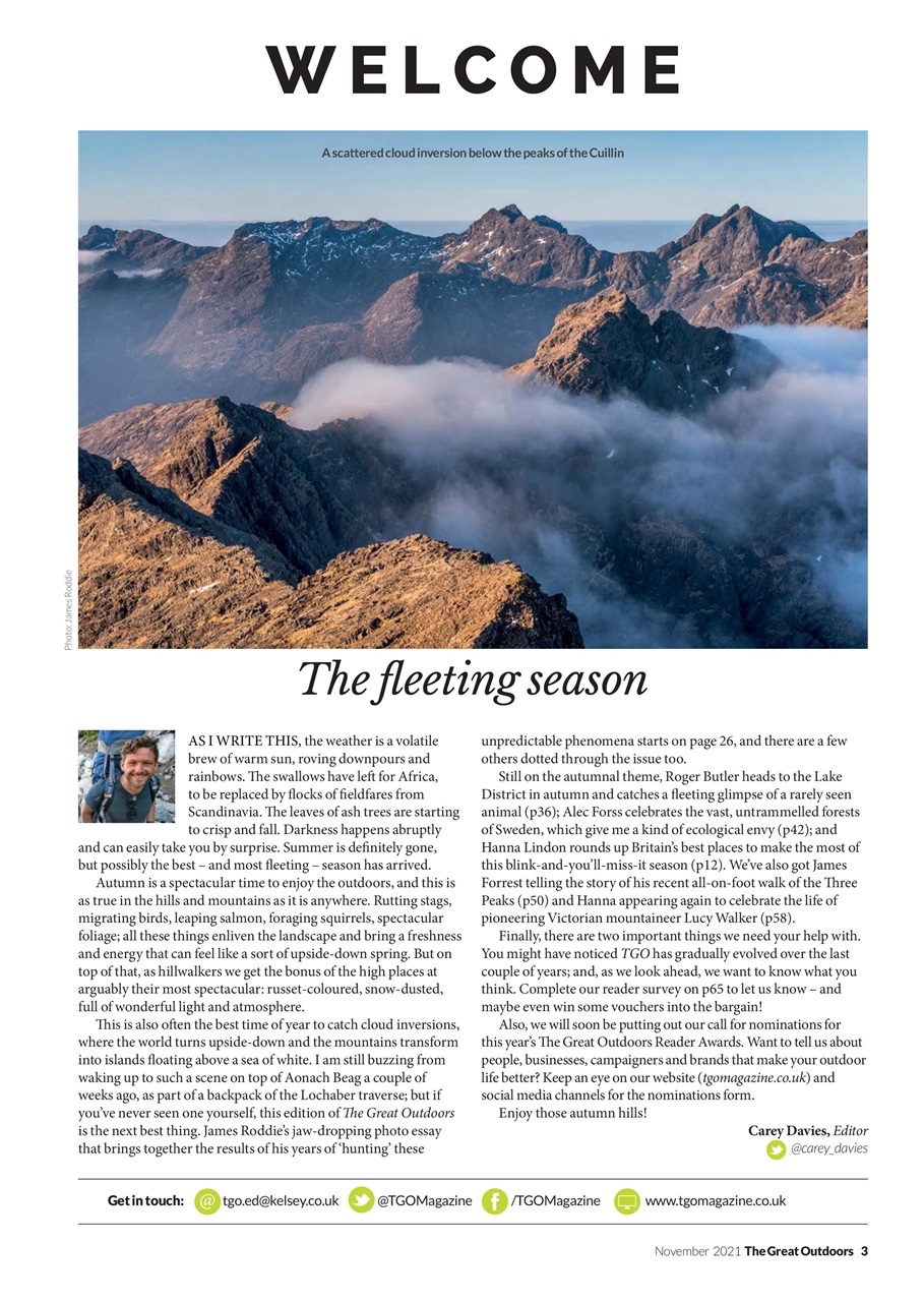 TGO - The Great Outdoors Magazine Preview Pages