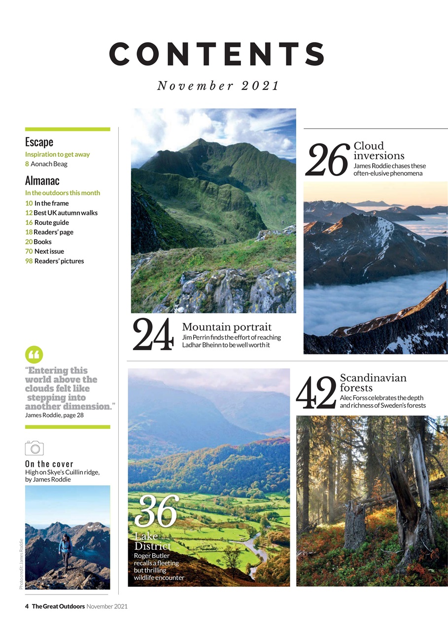 TGO - The Great Outdoors Magazine Preview Pages