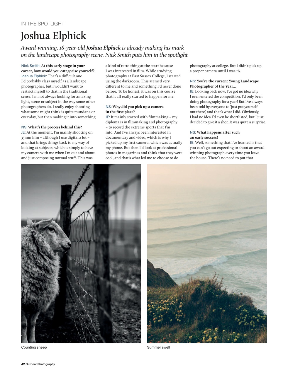 Outdoor Photography Preview Pages