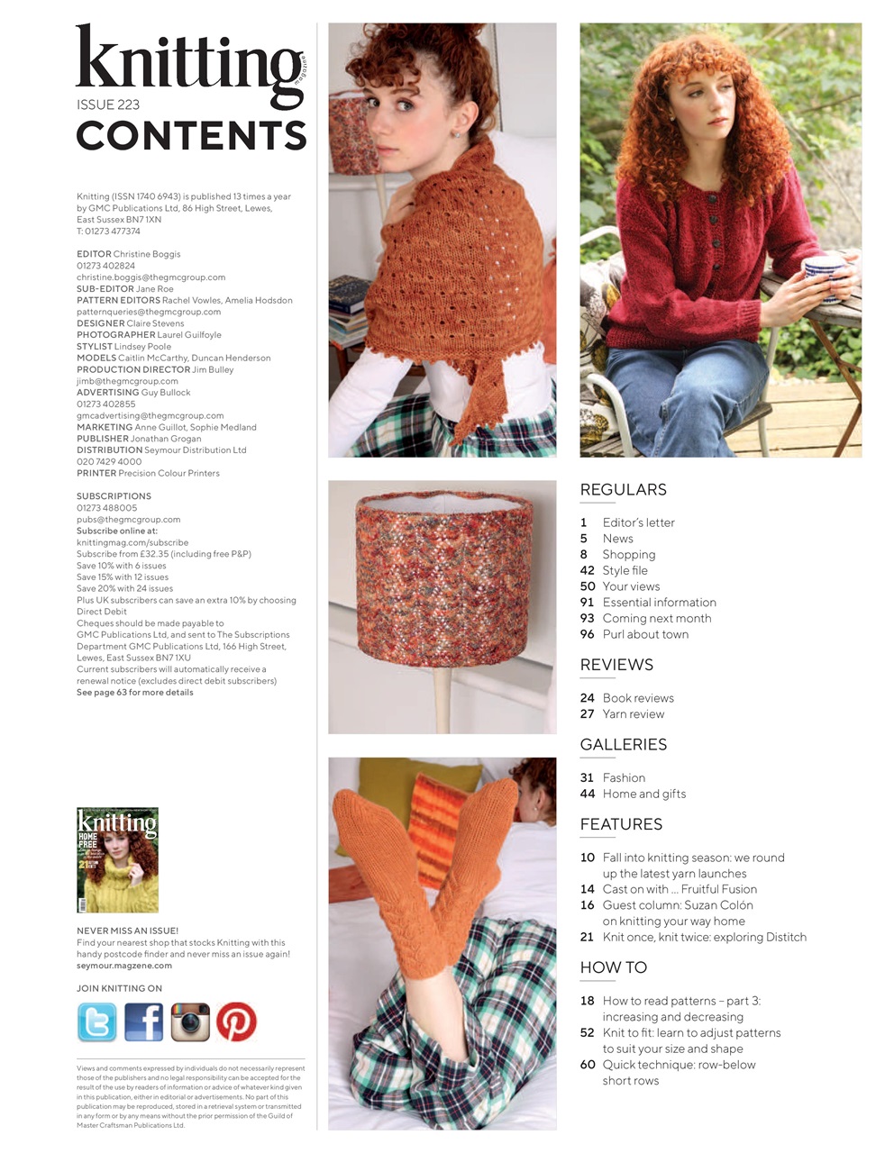 Knitting Preview Pages
