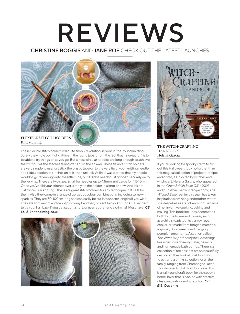 Knitting Preview Pages