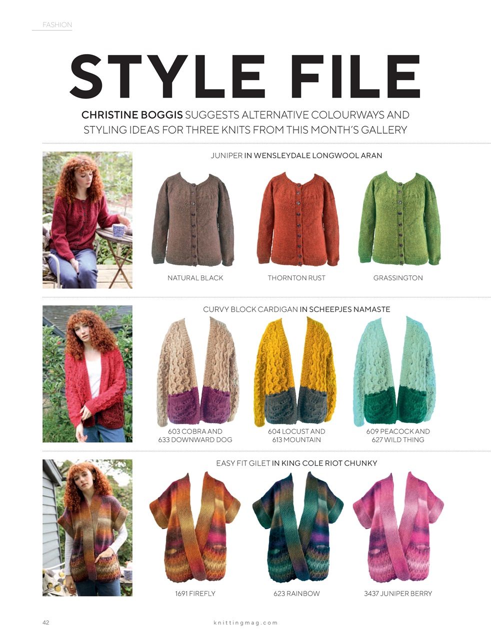 Knitting Preview Pages