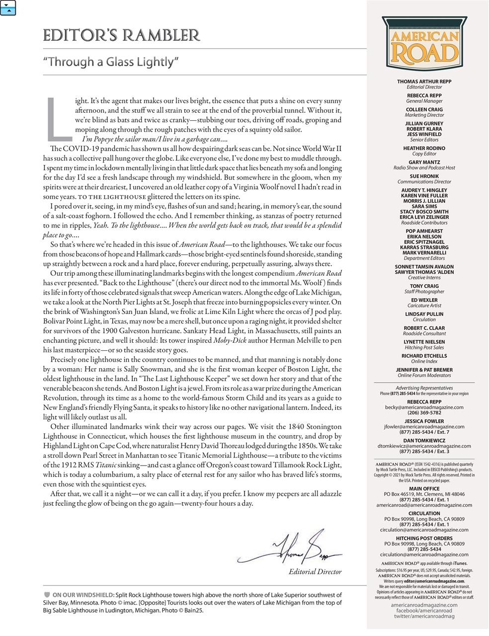 American Road Preview Pages