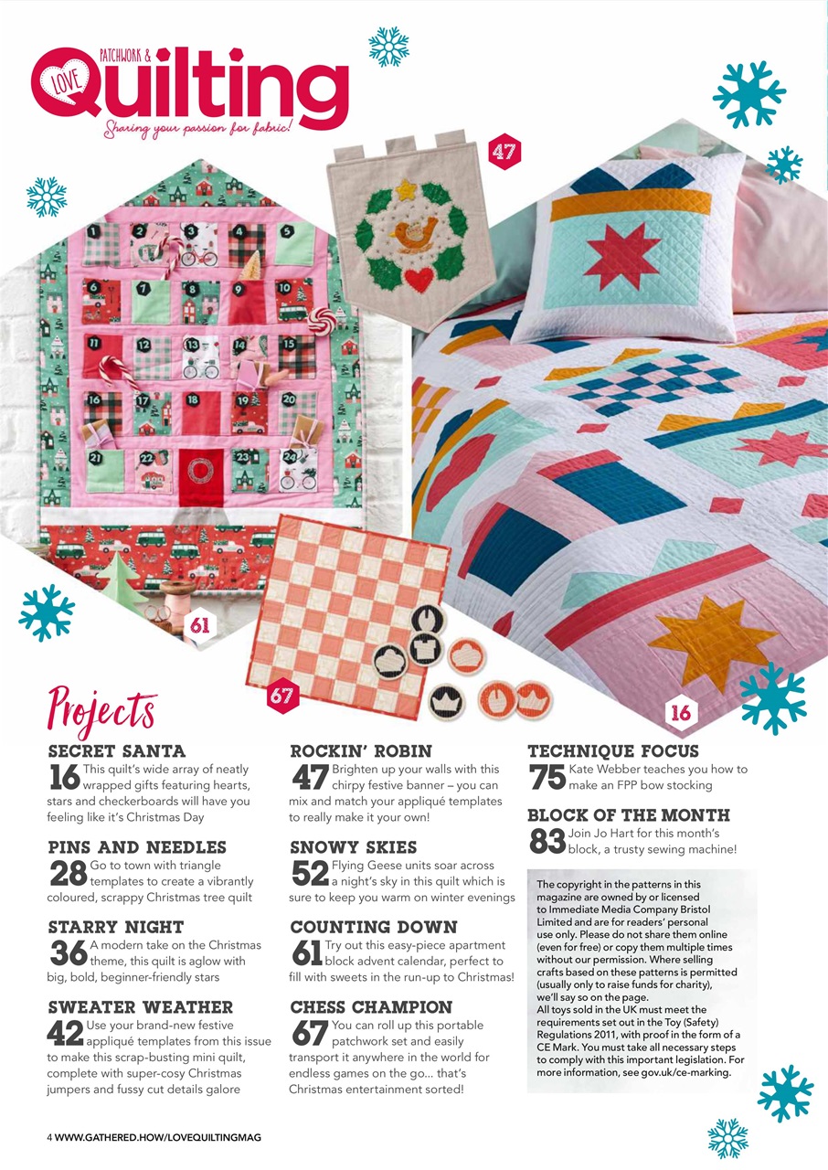 Love Patchwork & Quilting Preview Pages