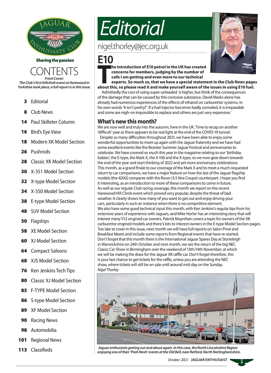 Jaguar Enthusiast Preview Pages