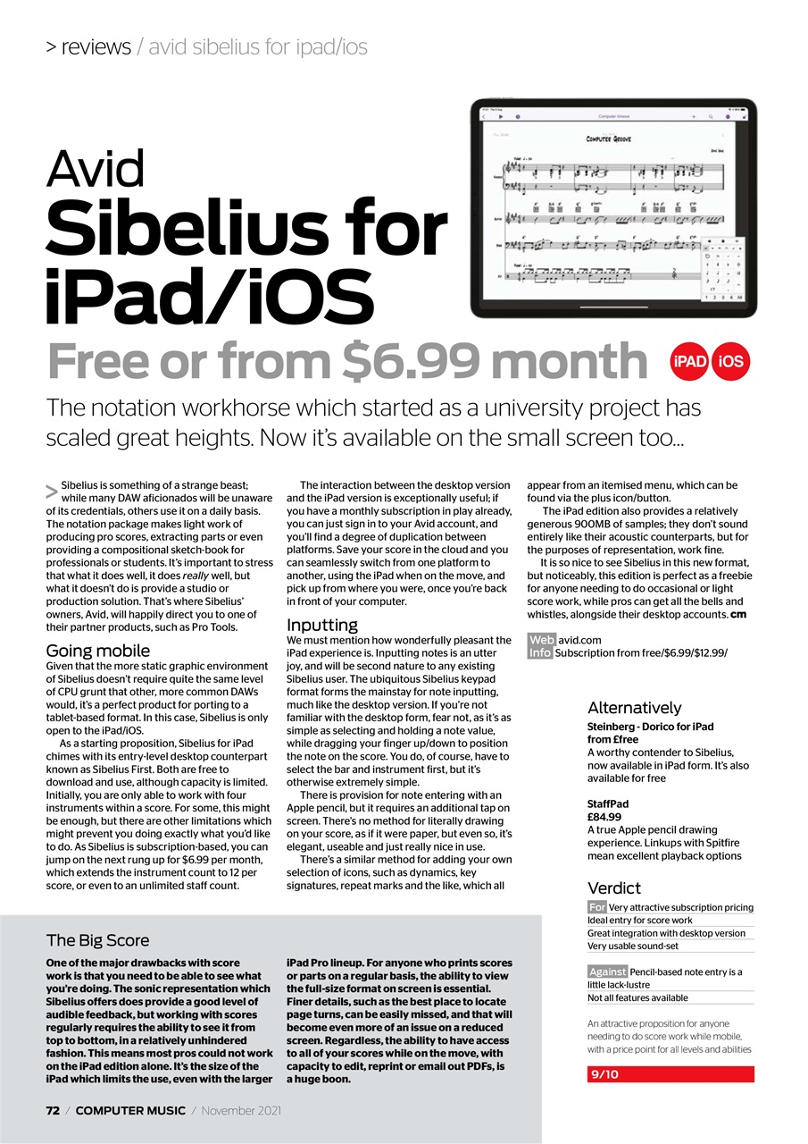 Computer Music Preview Pages