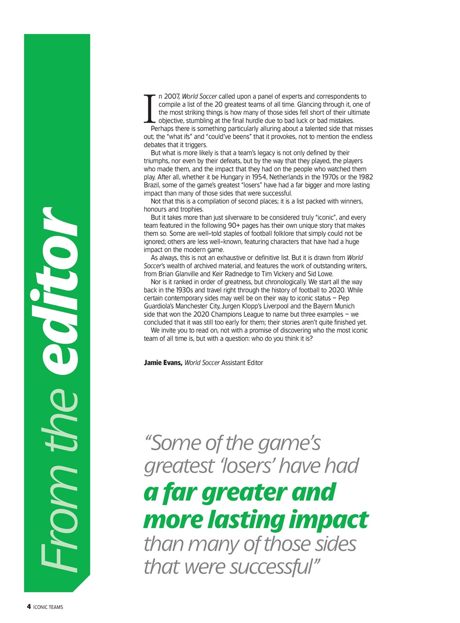 World Soccer Presents Preview Pages