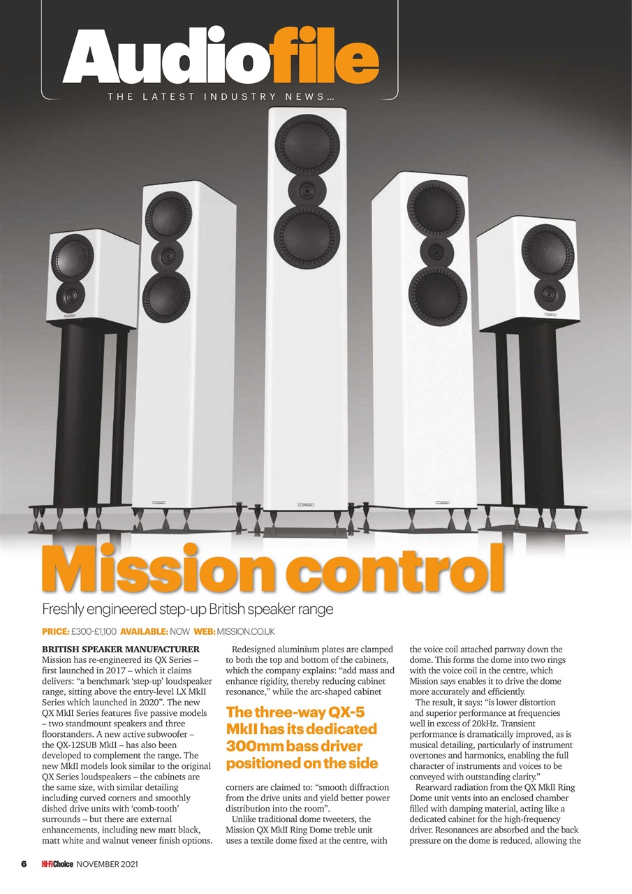 Hi-Fi Choice Preview Pages