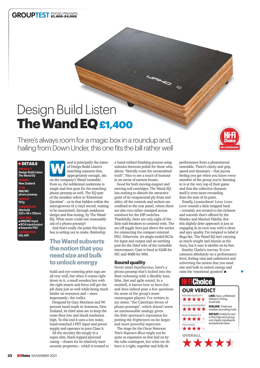 Hi-Fi Choice Preview Pages