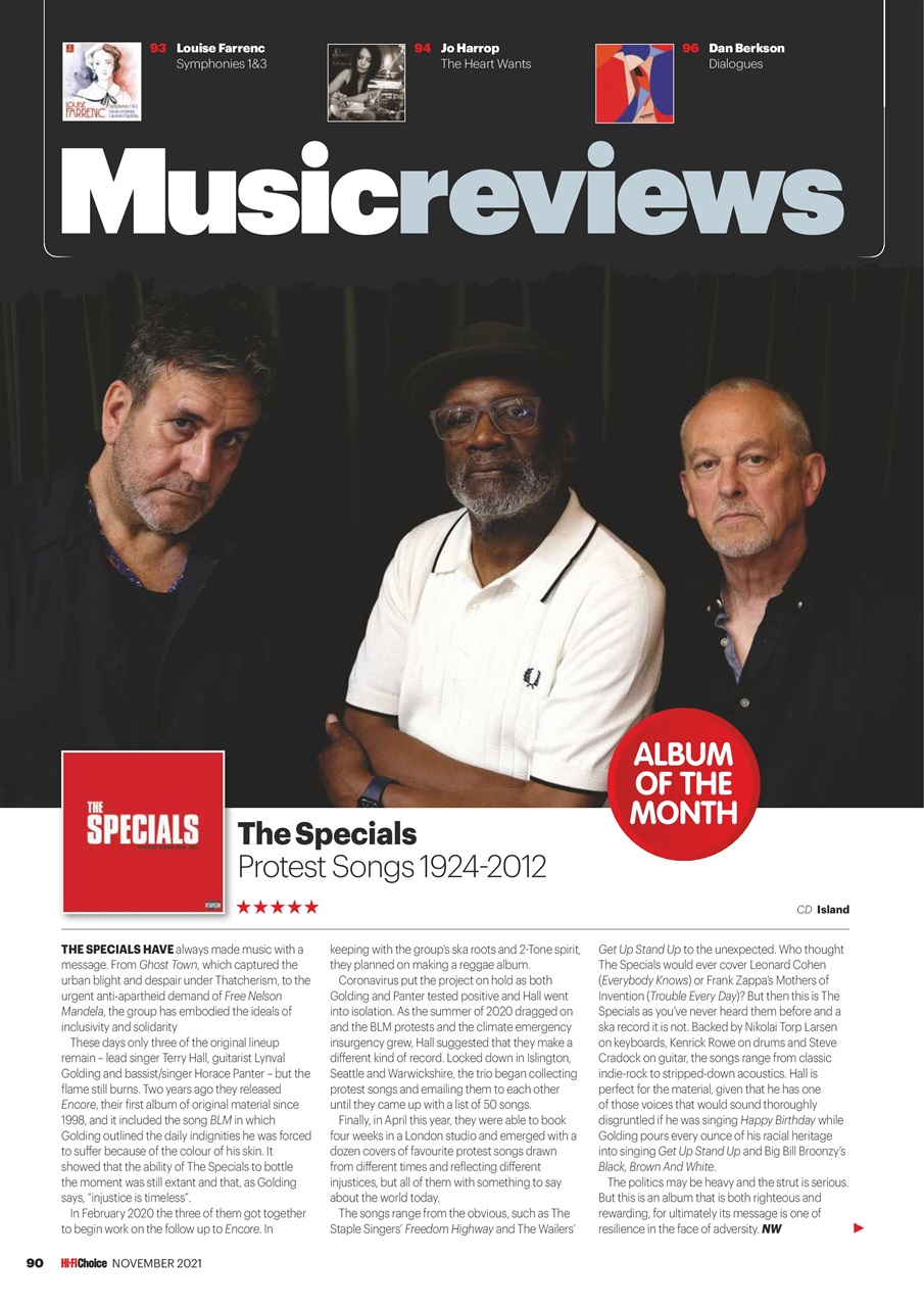 Hi-Fi Choice Preview Pages