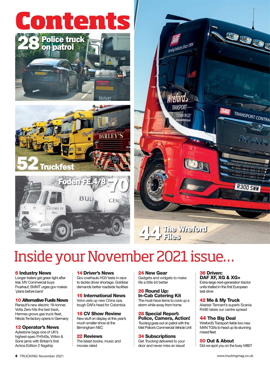 Trucking Magazine Preview Pages