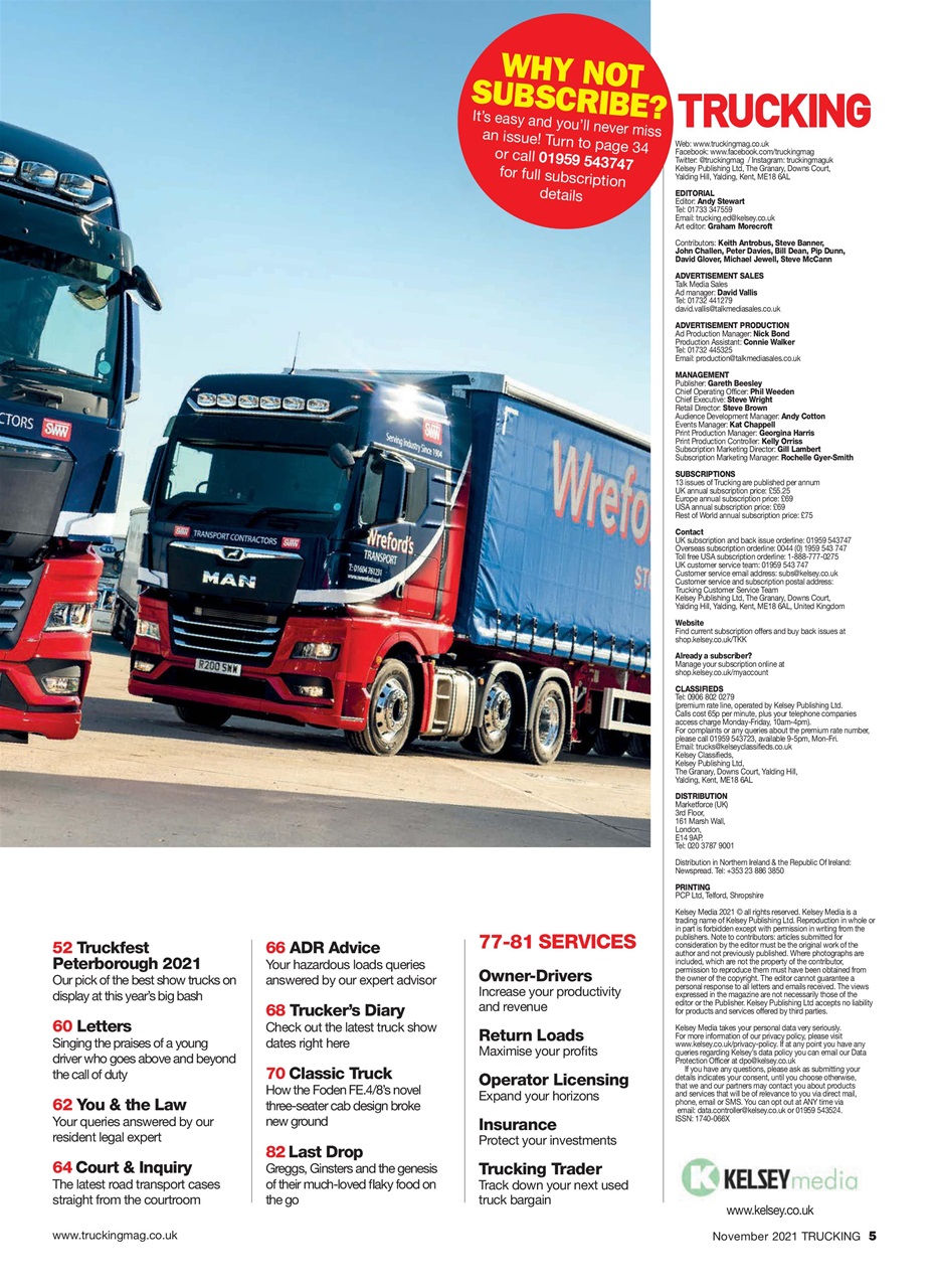 Trucking Magazine Preview Pages
