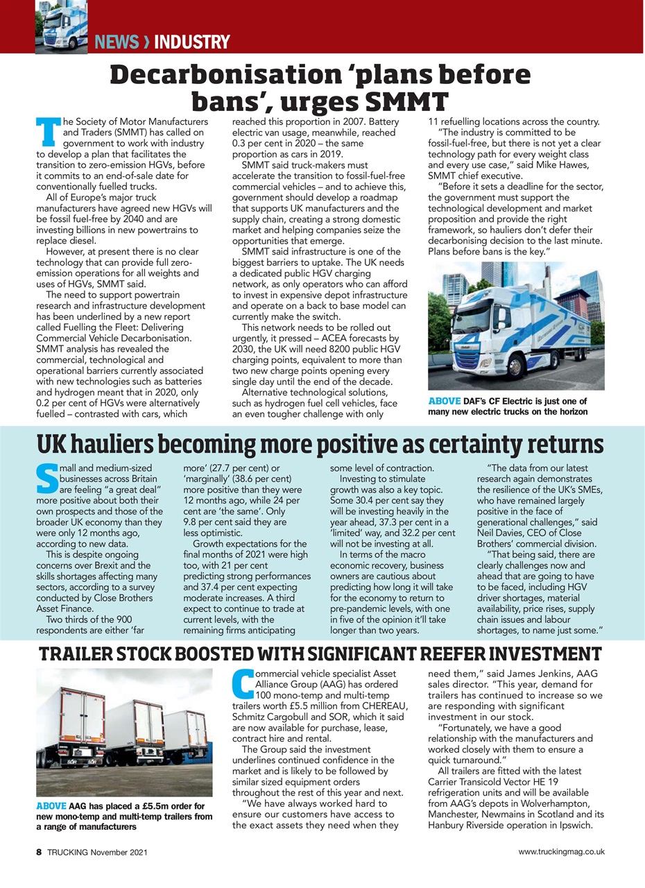 Trucking Magazine Preview Pages