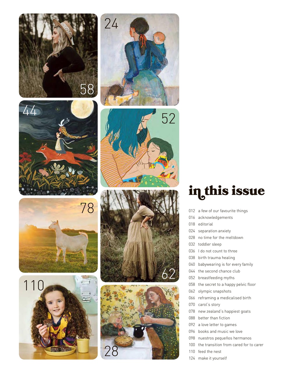 The Natural Parent Magazine Preview Pages