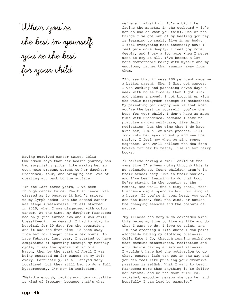 The Natural Parent Magazine Preview Pages