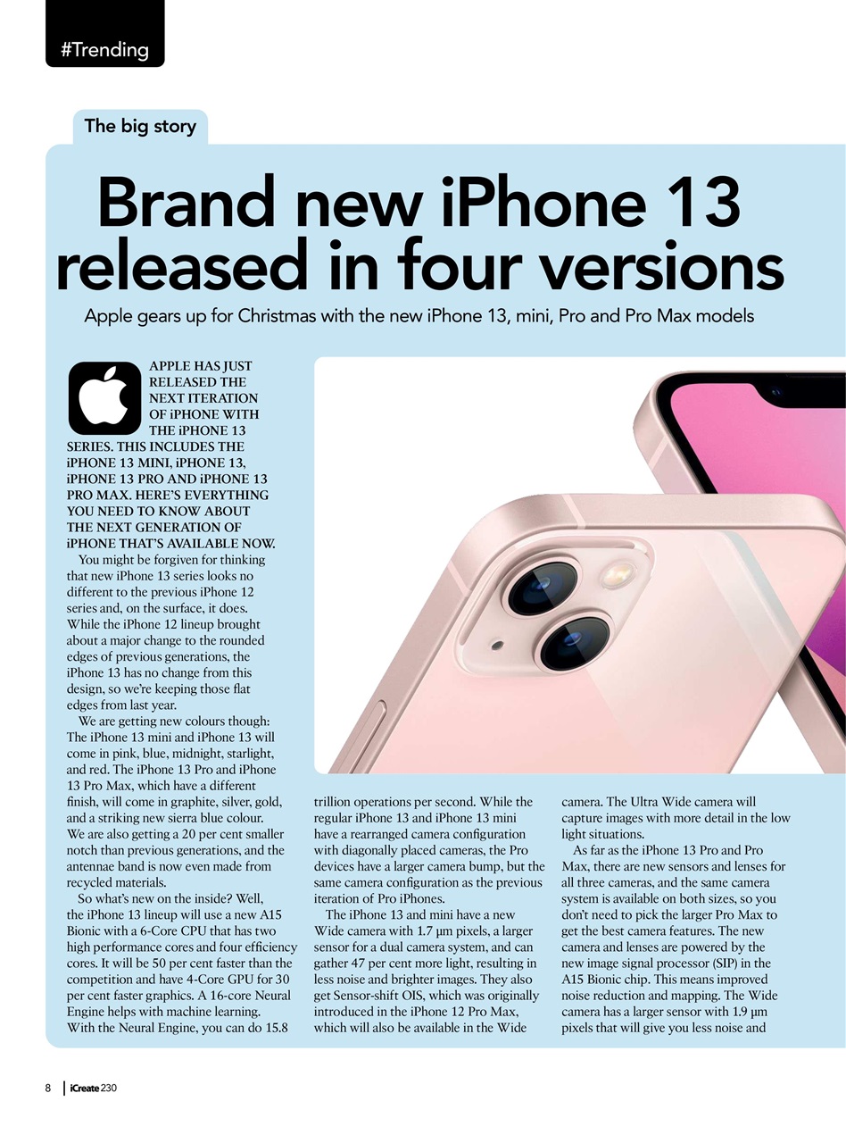 iCreate Preview Pages