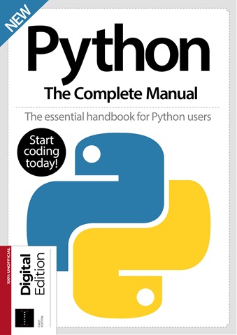 Complete Manual Bookazine issue Python The Complete Manual	Twelfth Edition