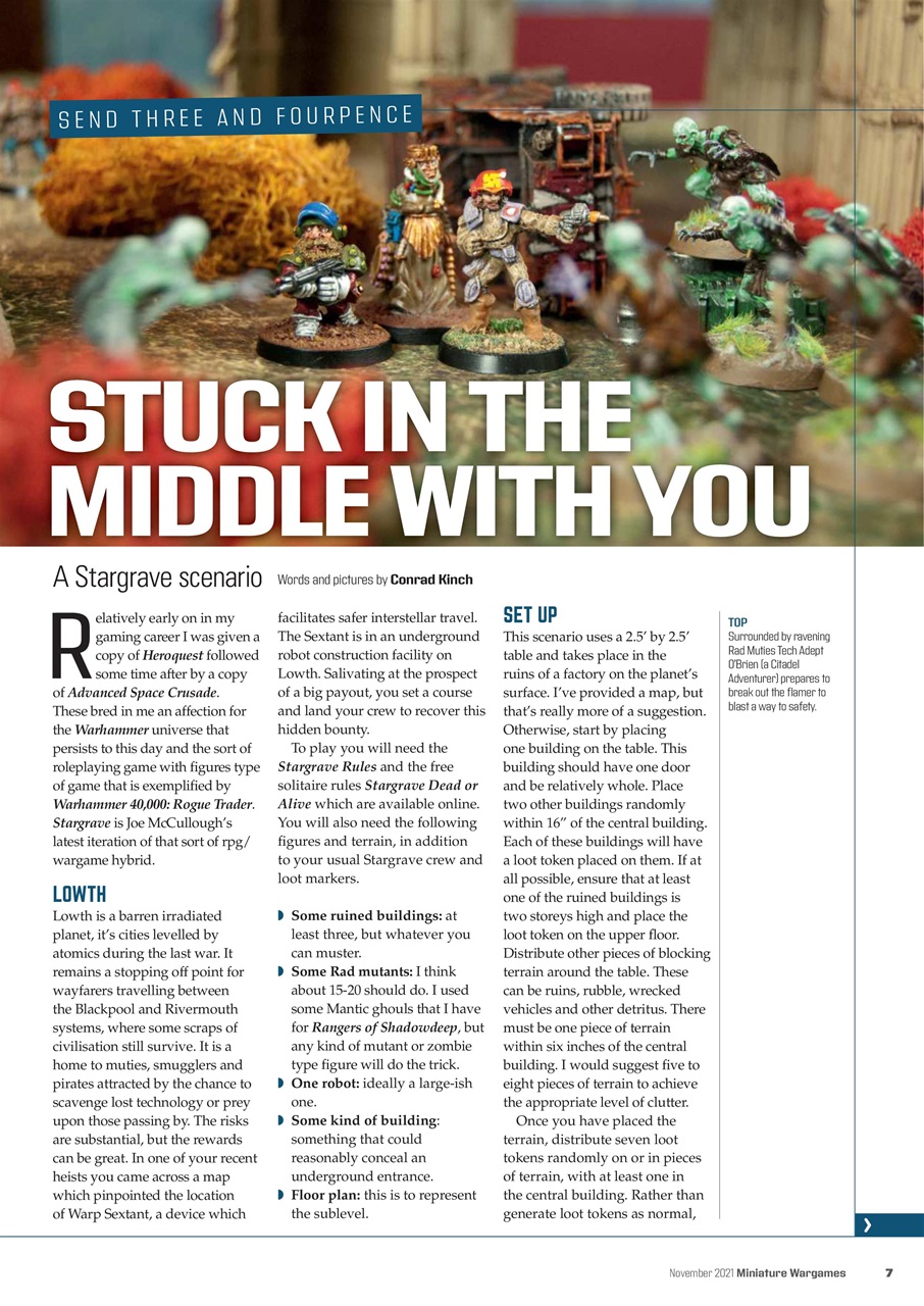 Miniature Wargames Preview Pages
