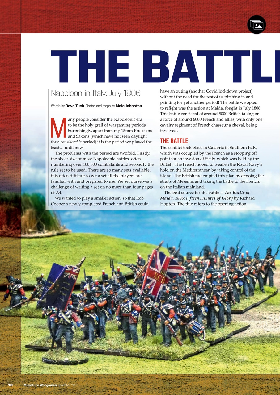 Miniature Wargames Preview Pages