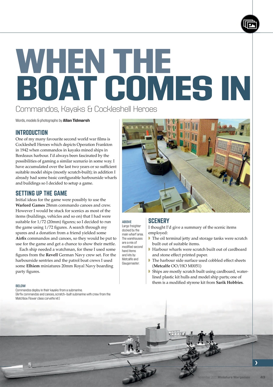 Miniature Wargames Preview Pages