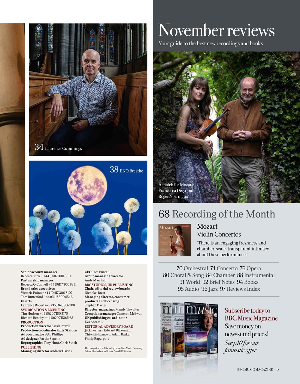 BBC Music Magazine Preview Pages