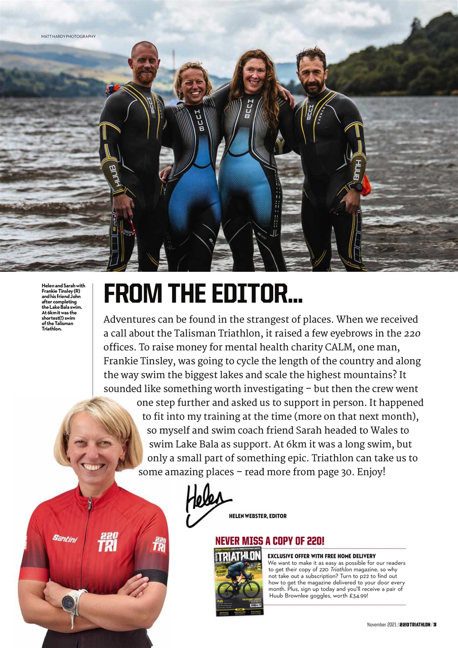 220 Triathlon Magazine Preview Pages