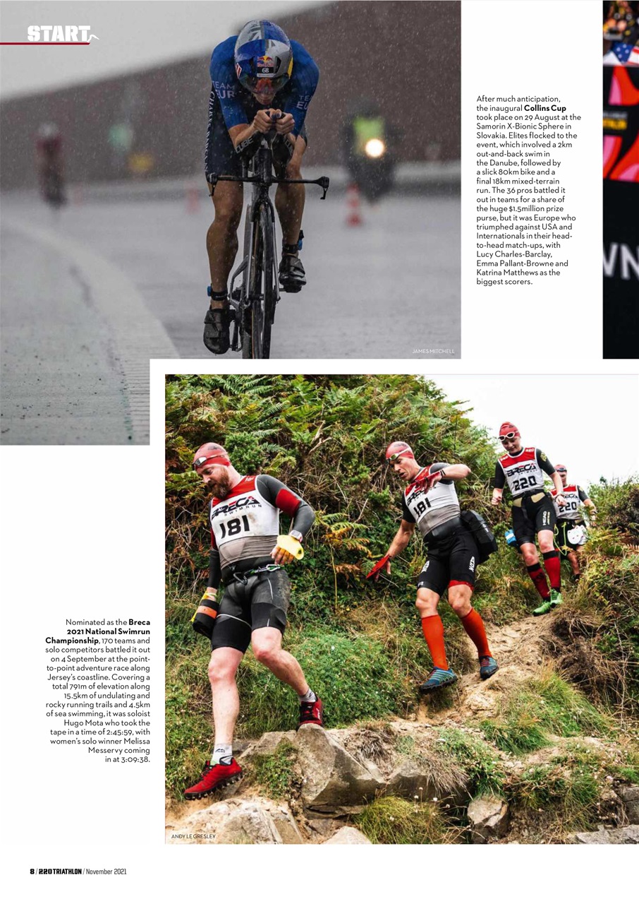 220 Triathlon Magazine Preview Pages