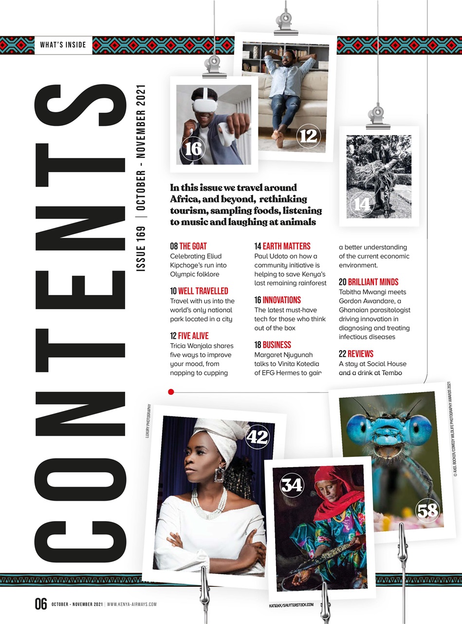 MSAFIRI – Kenya Airways Inflight Preview Pages