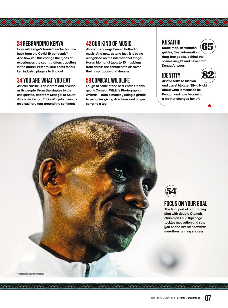 MSAFIRI – Kenya Airways Inflight Preview Pages