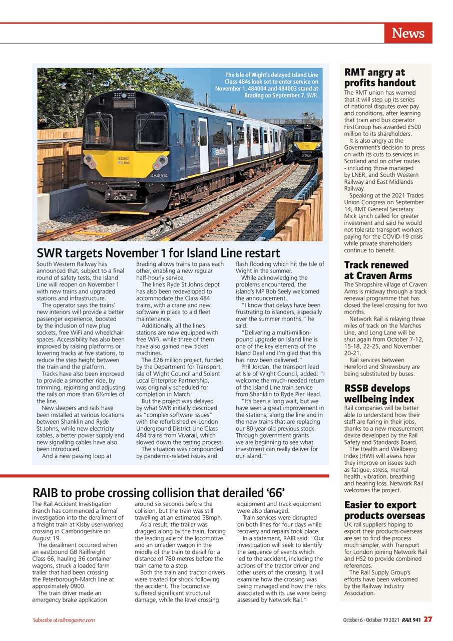 Rail Preview Pages