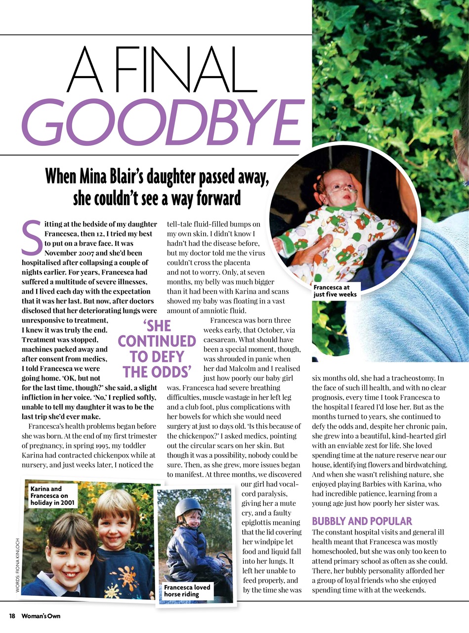 Woman's Own Preview Pages