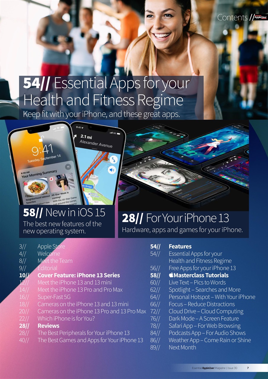 Essential Apple User Preview Pages