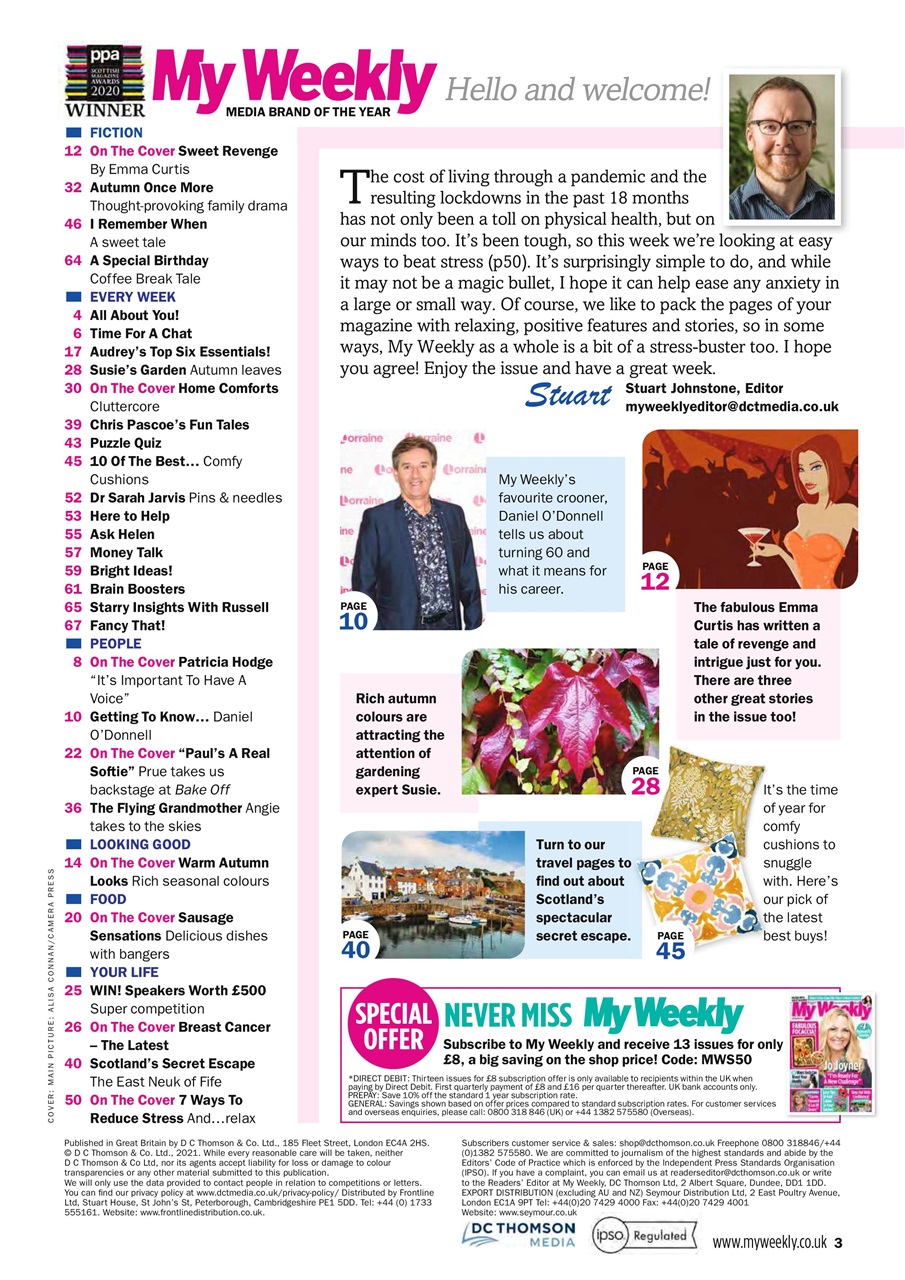 My Weekly Preview Pages