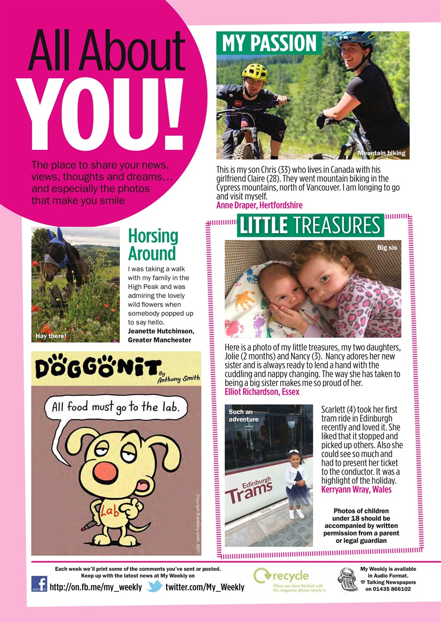 My Weekly Preview Pages