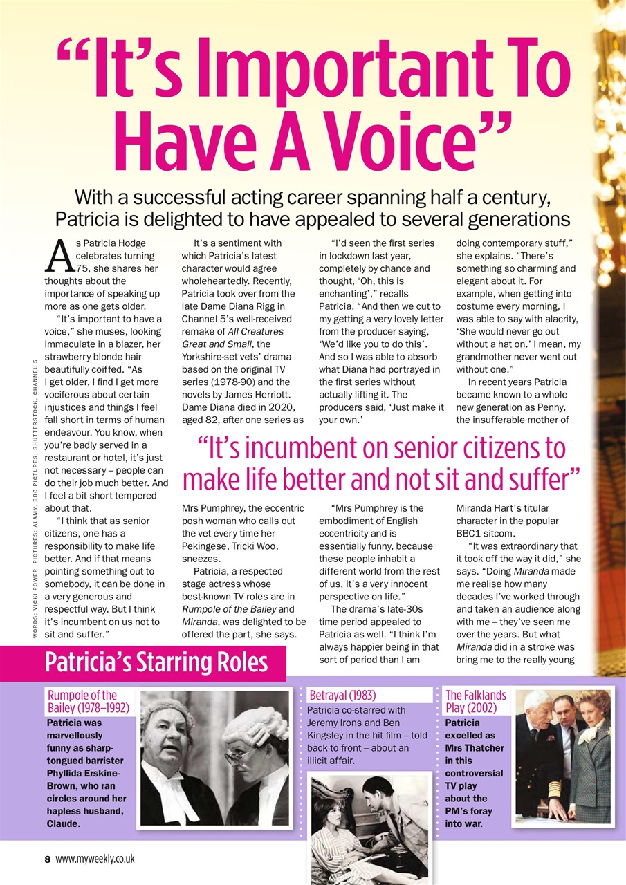 My Weekly Preview Pages