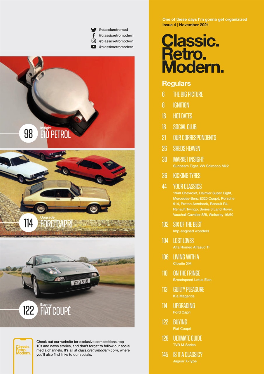 Classic Retro Modern Magazine Preview Pages