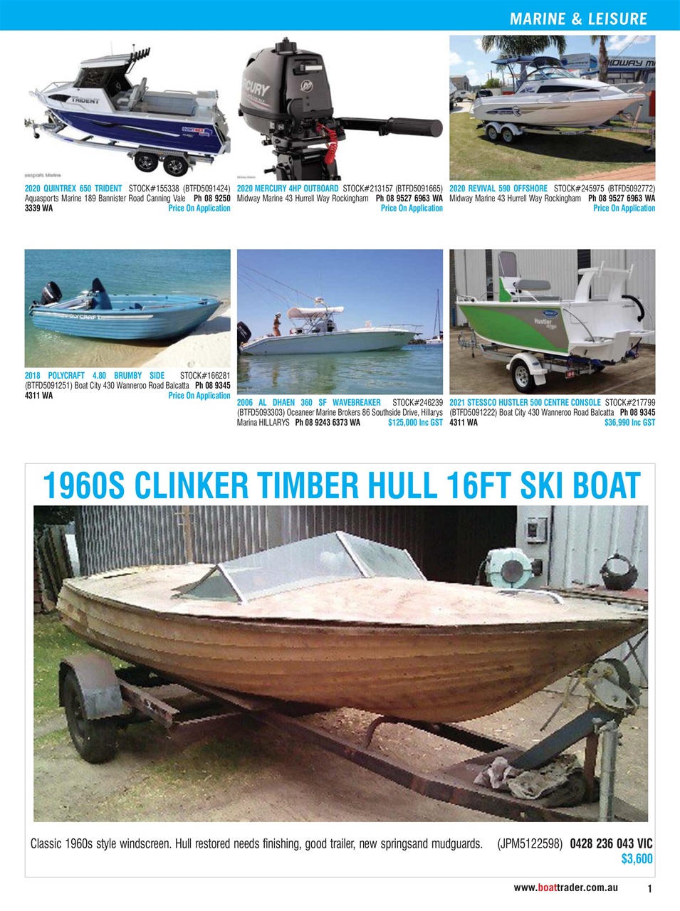 Boat Trader Australia Preview Pages