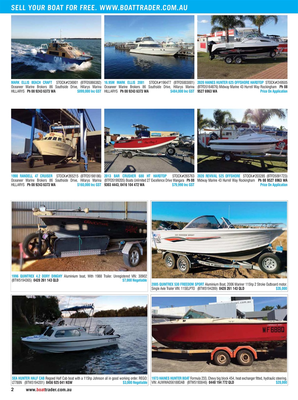 Boat Trader Australia Preview Pages