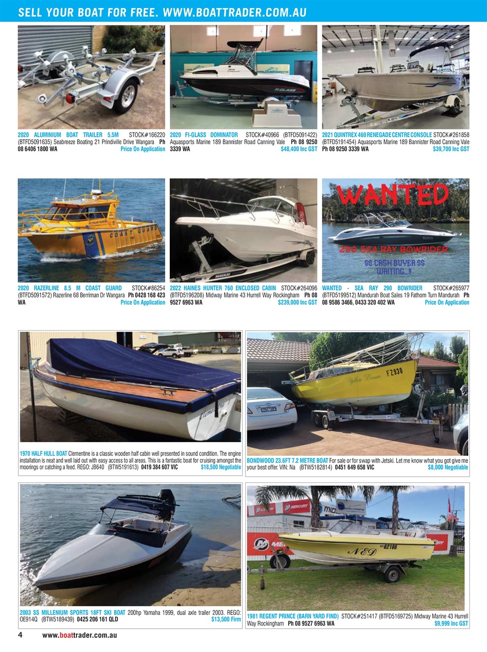 Boat Trader Australia Preview Pages