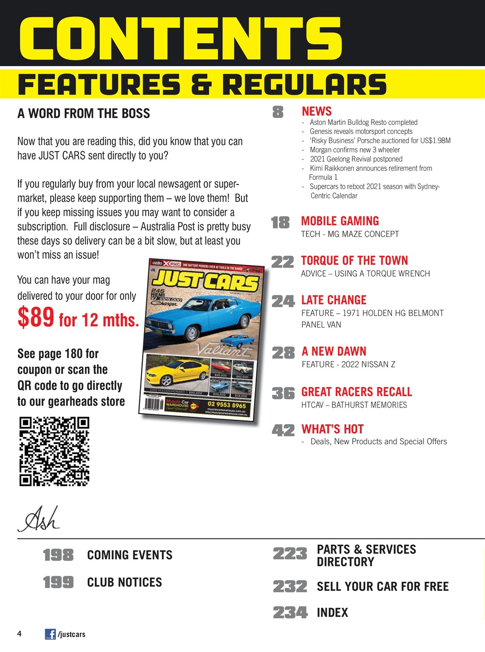 JUST CARS Preview Pages