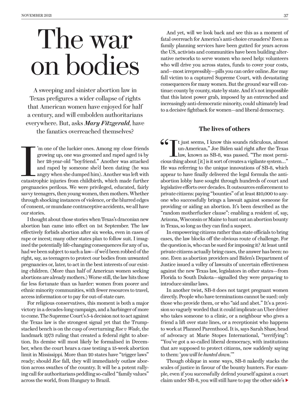 Prospect Magazine Preview Pages