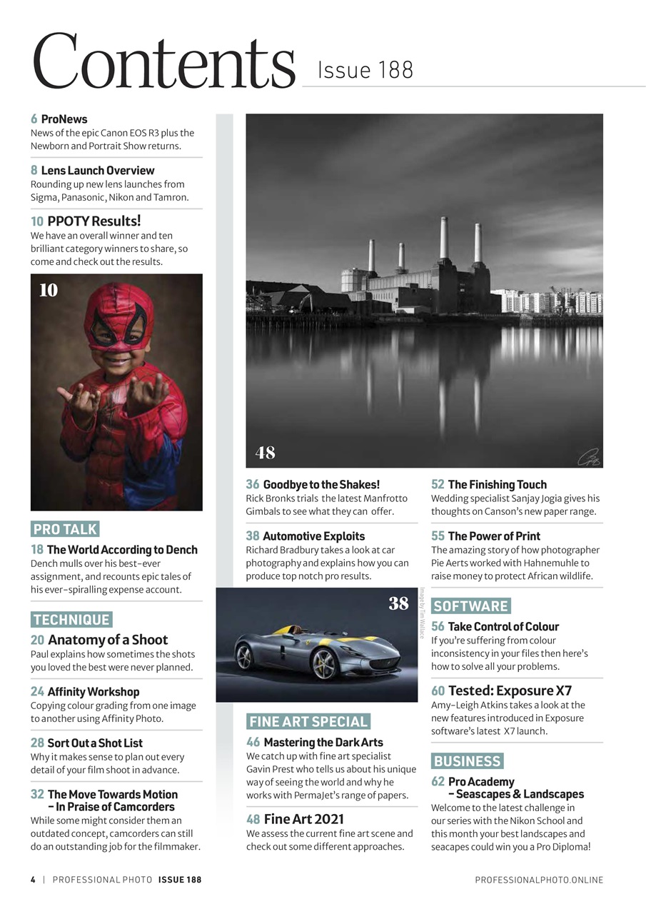 Professional Photo Preview Pages