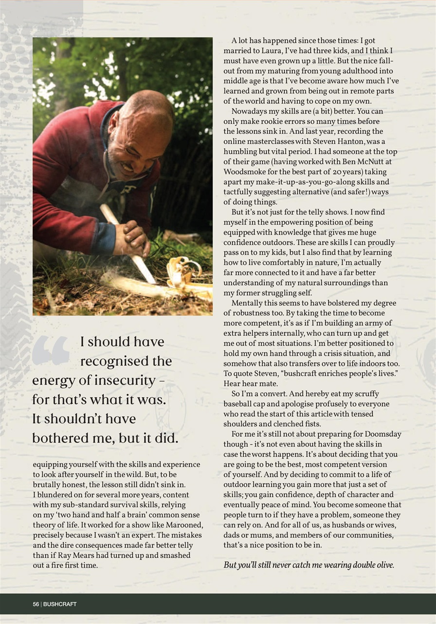 Bushcraft & Survival Skills Magazine Preview Pages