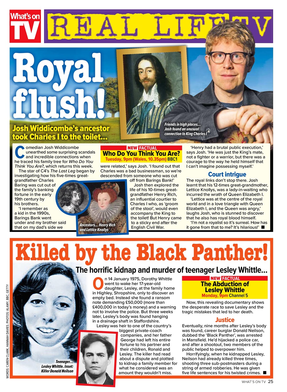 What's on TV Preview Pages