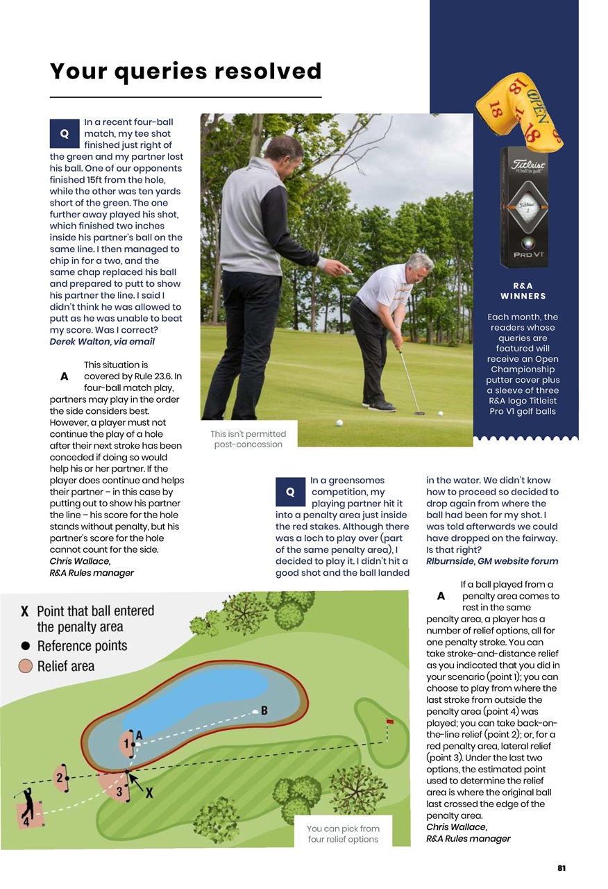 Golf Monthly Preview Pages