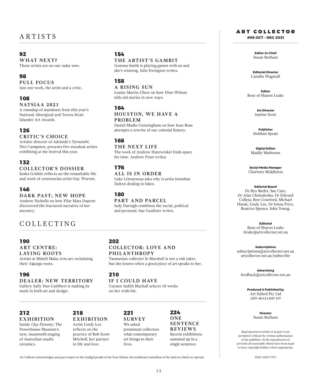 Art Collector Preview Pages